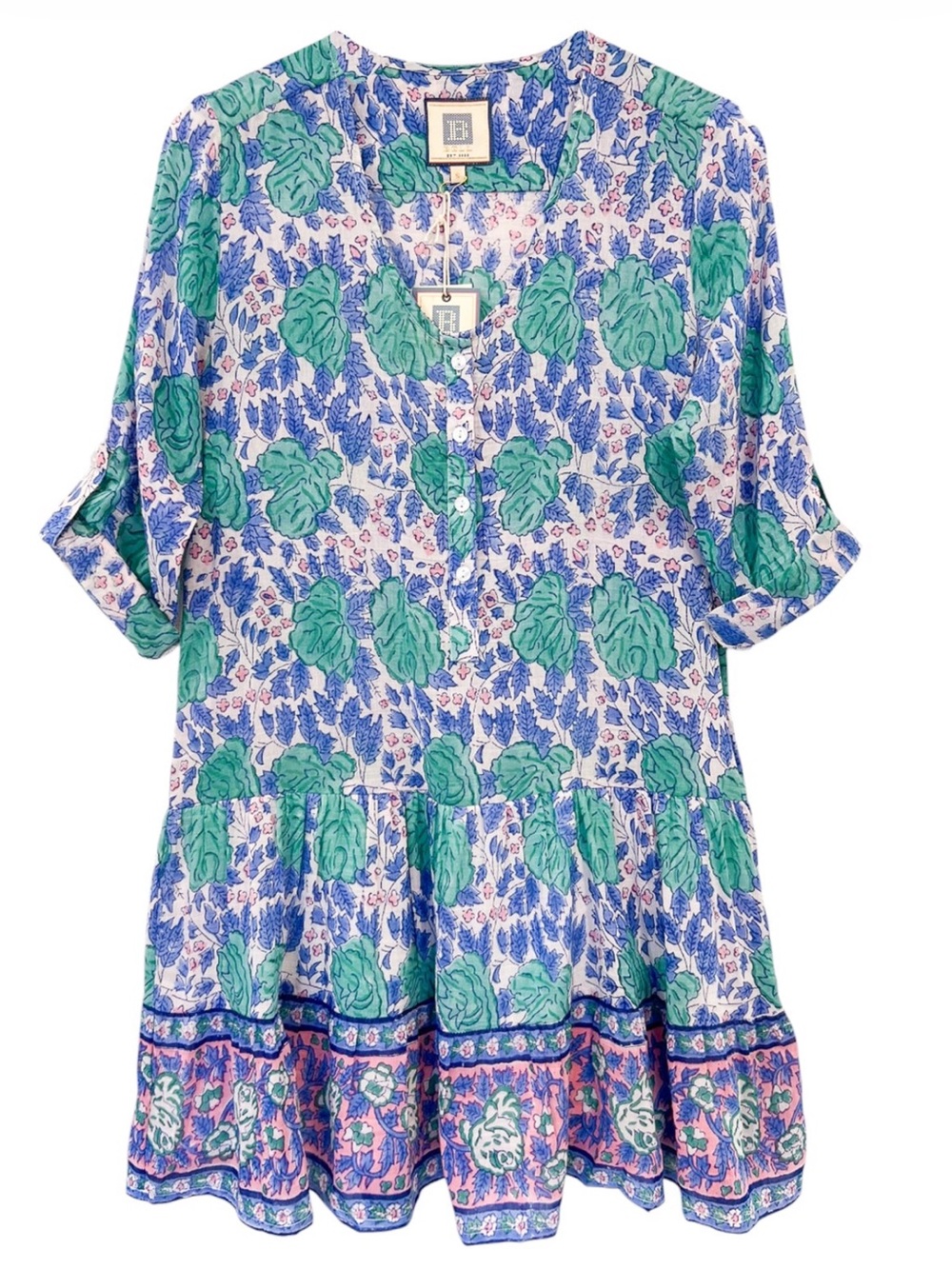 Alicia Bell Popover Flounce Dress XS NWT